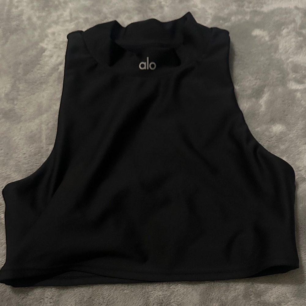 ALO Yoga Black Crop Top